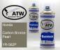 Preview: Honda, Carbon Bronze Pearl, YR-562P: 400ml Sprühdose + 400ml Klarlack - Set, von ATW Autoteile West.